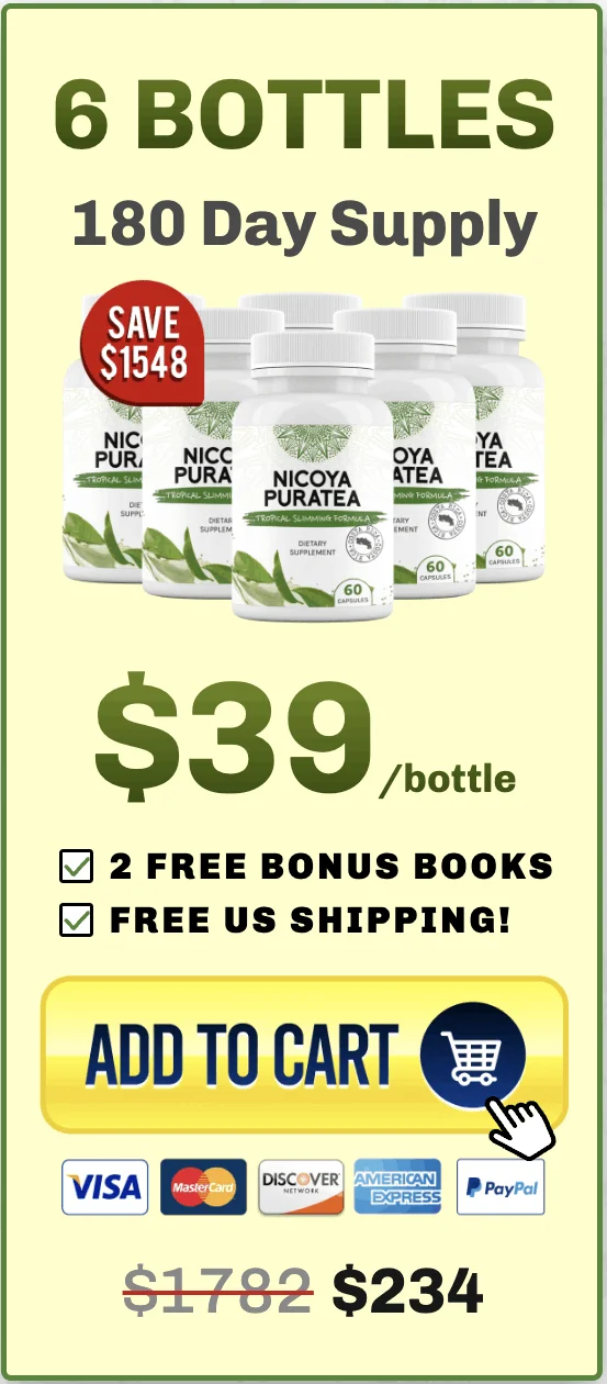 Nicoya PuraTea buy 6 bottle