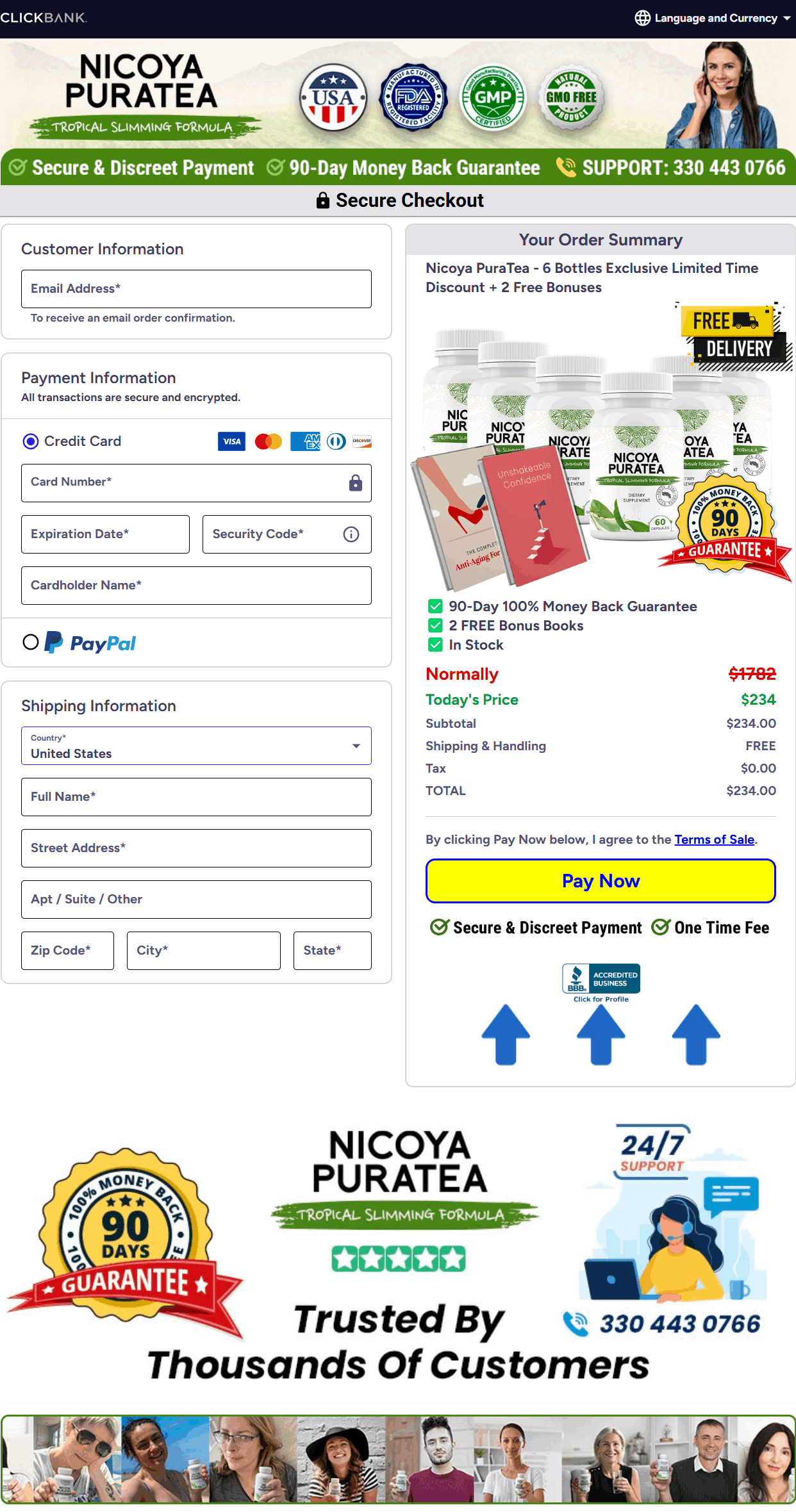 Nicoya PuraTea official website order